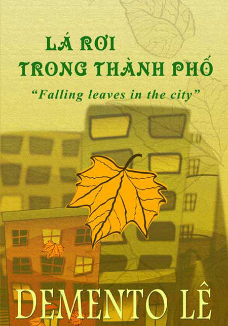 Lá rơi trong thành phố