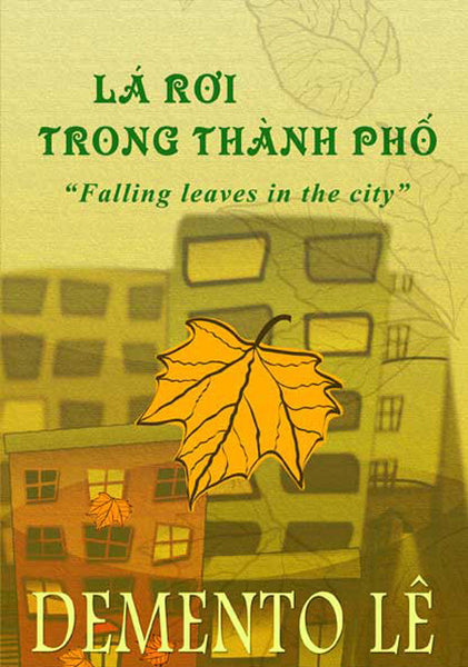 Lá rơi trong thành phố